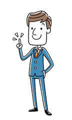 ビジネスマン：ポイント、チェック