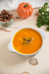 Kürbissuppe