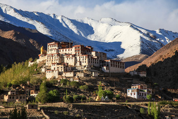 Likir monastery in Leh Ladakh, India