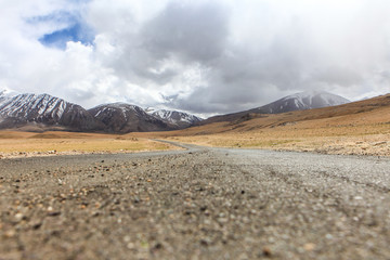 On the way from Leh to Manali, India