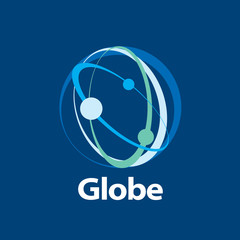 vector logo globe