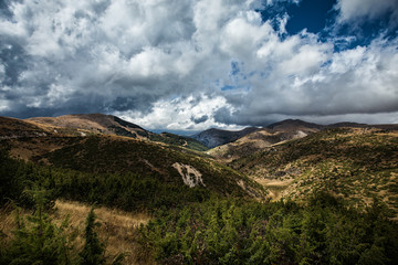 Landscape view of Bistra Mountain