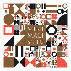 Vector colorful minimal covers procedural design. Futuristic minimalistic layout. Conceptual generative background. Journal or book cover template. eps10