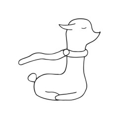 Cute llama.  Nursery art.