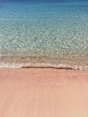 Fototapeta na wymiar pink beach