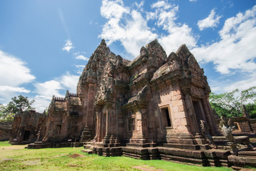 Prasat Phanomrung Historical Park at Buriram in Thailand.