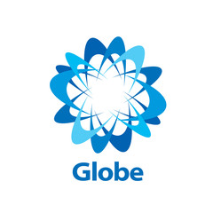 vector logo globe