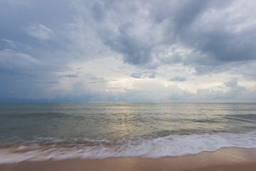 Summer tropical Beach and the sea. Vacation background