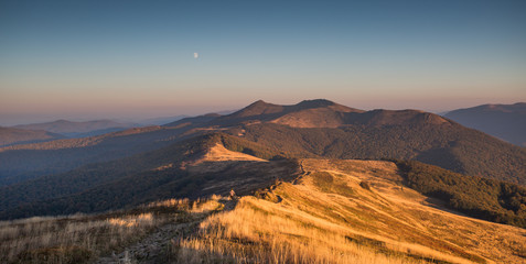 Beautiful mountains in Poland - Bieszczady