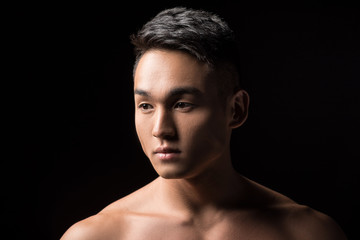 handsome young asian man