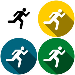 runner icon for applications apps website