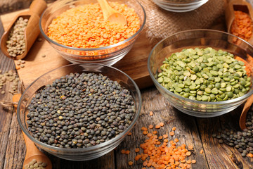 assorted variety of vegetarian food