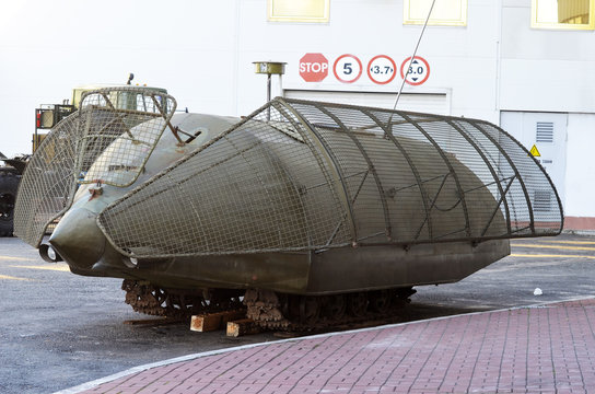 Improvised Armored Fighting Vehicle For Civil War. Model Shush-Panzer.Industrial Degradation Of Ukraine
