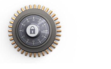 3d combination lock blank