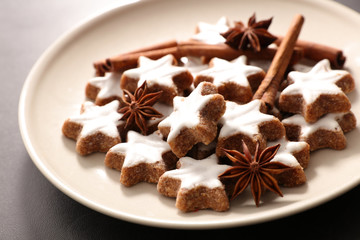 gingerbread cookie with spices