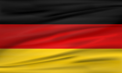 Vector flag of Germany. Vector illustration