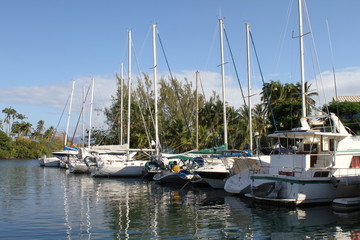 Fototapeta na wymiar Pointe du Bout Marina - Trois-Ilets - Martinique