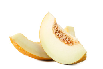 Sweet melons isolated on a white background