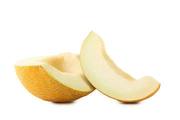 Sweet melons isolated on a white background