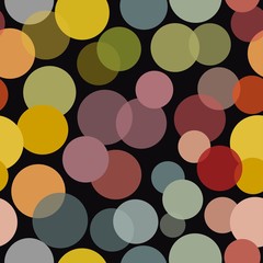 Abstract seamless pattern with colorful dots