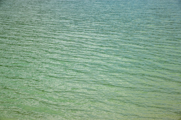 Turquoise Water Waves Background of Ocean or Lake, Europe
