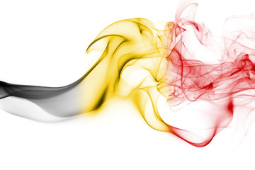 Belgium national smoke flag