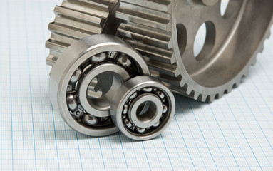Obraz premium gears and bearings