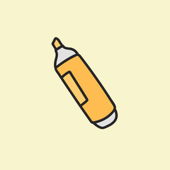 Vector of stationery doodle style