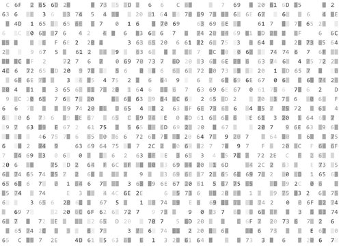 Vector hexadecimal code white seamless background. Big data and programming hacking, decryption encryption, computer streaming byte source. Coding hex-editor or Hacker concept texture or web page fill