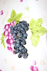 bunch of grapes still life
