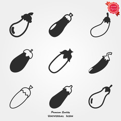 Aubergine icons