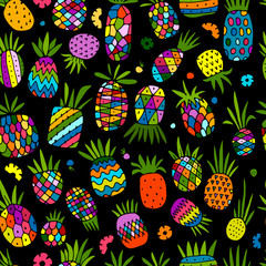 Pineapple set, sketch for your design
