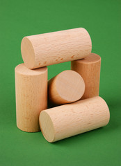 figures for the Russian game kubb