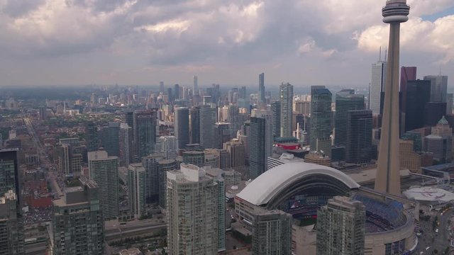 Aerial Canada Toronto July 2017 Sunny Day 4K Inspire 2