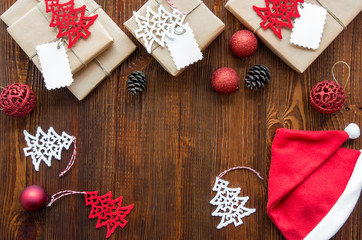 New Year holidays concept with copy space for text.