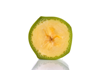 Banana on a white background