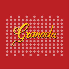 Granada hand lettering