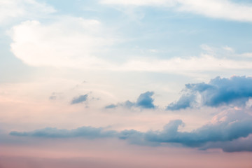 Beautiful sunset tone  sky