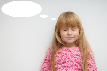 portrait of a little girl