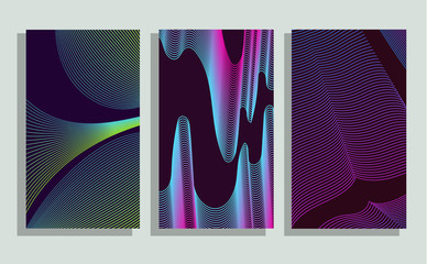 Minimalistic covers. Halftone gradients.