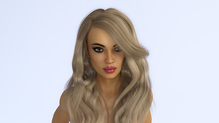 Naklejka premium Beautiful woman