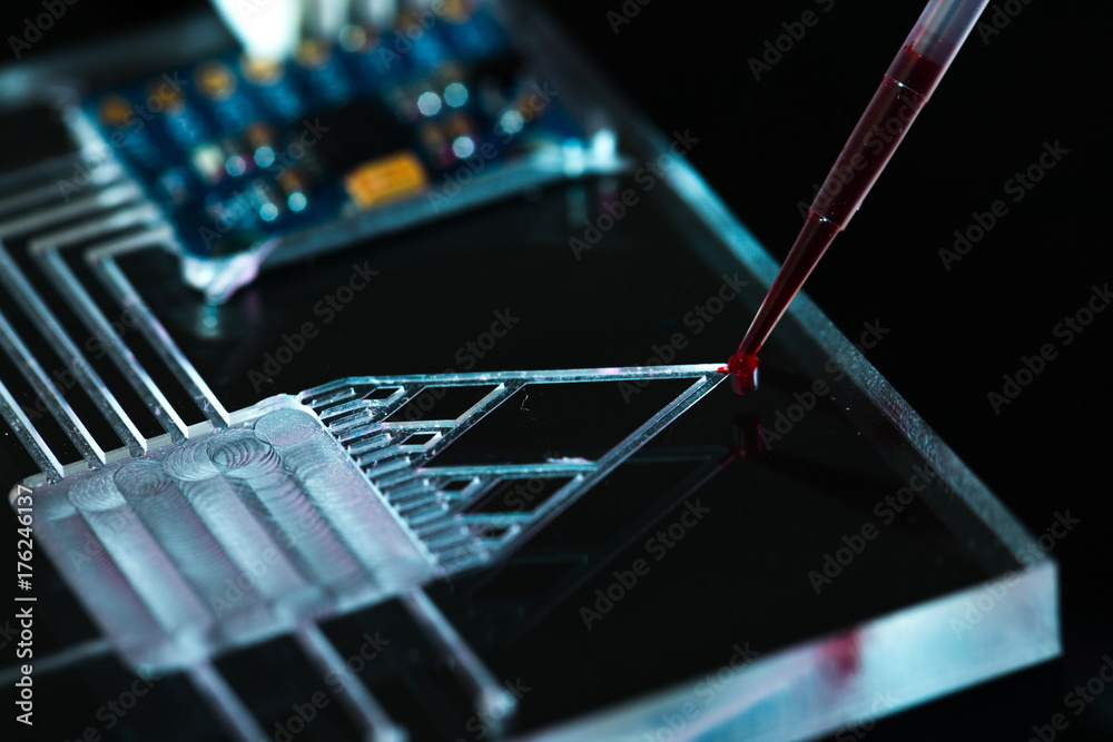 Poster A lab-on-a-chip (LOC) is integration device with several laboratory functions