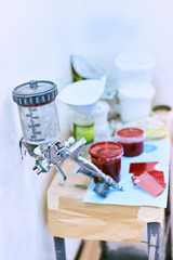 Service for the selection of paint for cars.