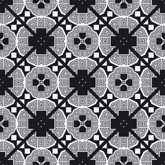 Art deco vintage seamless pattern. Template for design. Vector illustration eps10