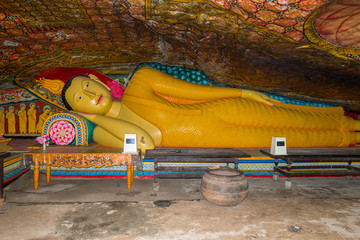 Buddha figures in the 1500-year-old and most important cultural-historical temple of the region...