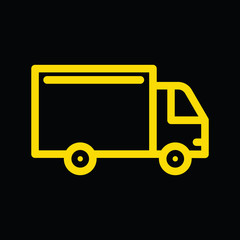 Van cargo icon