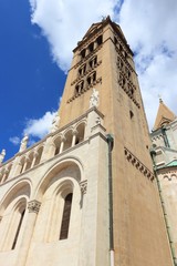 Obraz premium Cathedral tower in Pecs