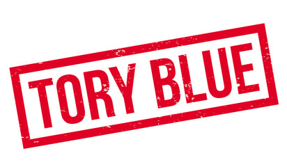 Tory Blue rubber stamp. Grunge design with dust scratches. Effects can be easily removed for a clean, crisp look. Color is easily changed. © lkeskinen