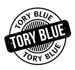 Tory Blue rubber stamp. Grunge design with dust scratches. Effects can be easily removed for a clean, crisp look. Color is easily changed. © lkeskinen