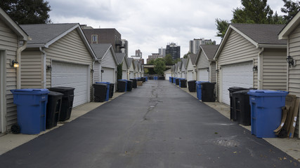 Garages in ally
